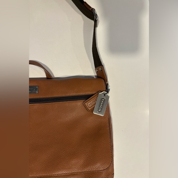 Coach  | Laptop Messenger Bag | Brown Leather - Picture 5 of 8